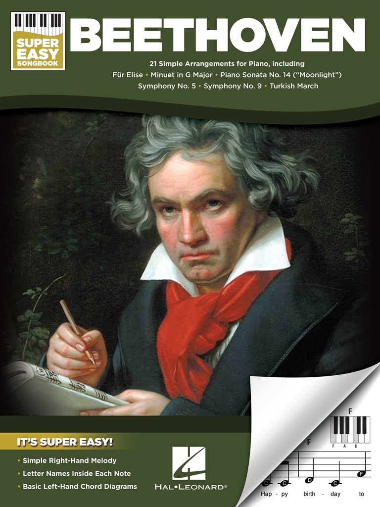 Cover: 840126919691 | Beethoven - Super Easy Songbook | 21 Simple Arrangements for Piano