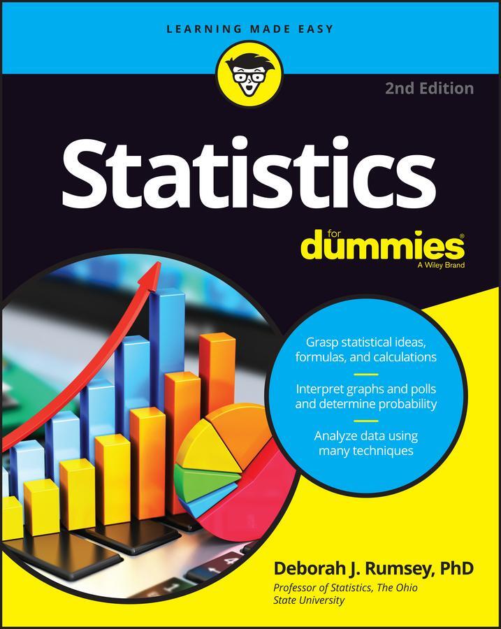 Cover: 9781119293521 | Statistics For Dummies | Deborah J. Rumsey | Taschenbuch | Englisch