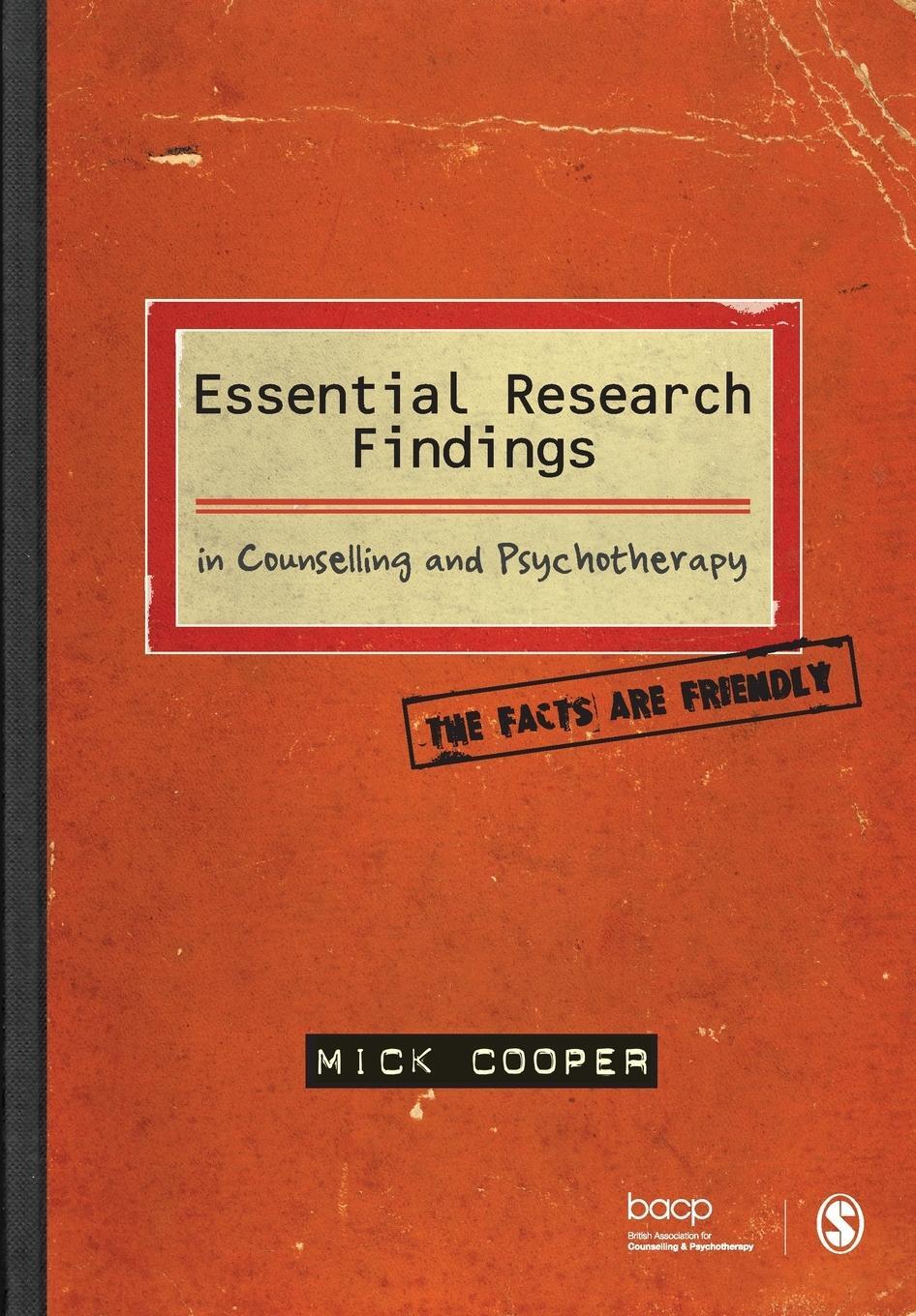 Cover: 9781847870438 | Essential Research Findings in Counselling and Psychotherapy | Cooper