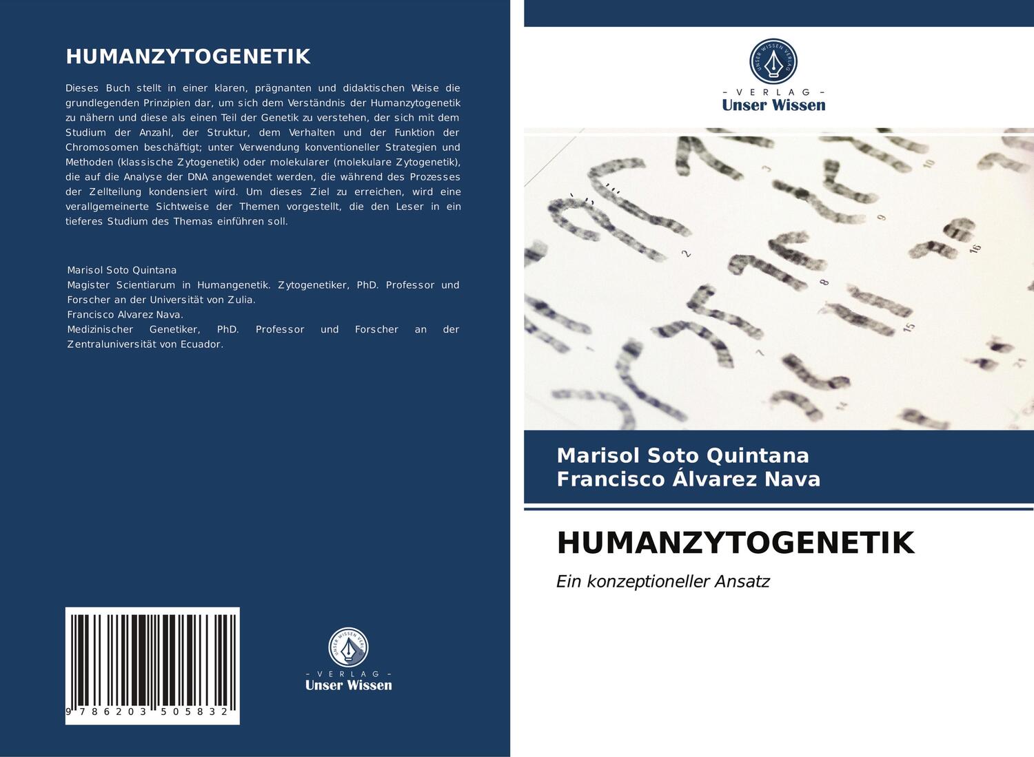 Cover: 9786203505832 | HUMANZYTOGENETIK | Ein konzeptioneller Ansatz | Quintana (u. a.)