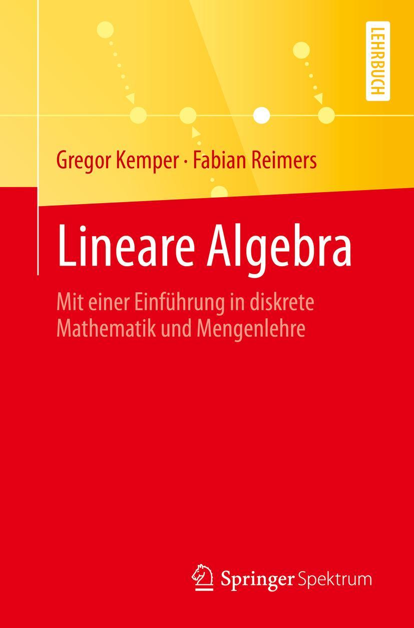 Cover: 9783662637234 | Lineare Algebra | Fabian Reimers (u. a.) | Taschenbuch | Paperback