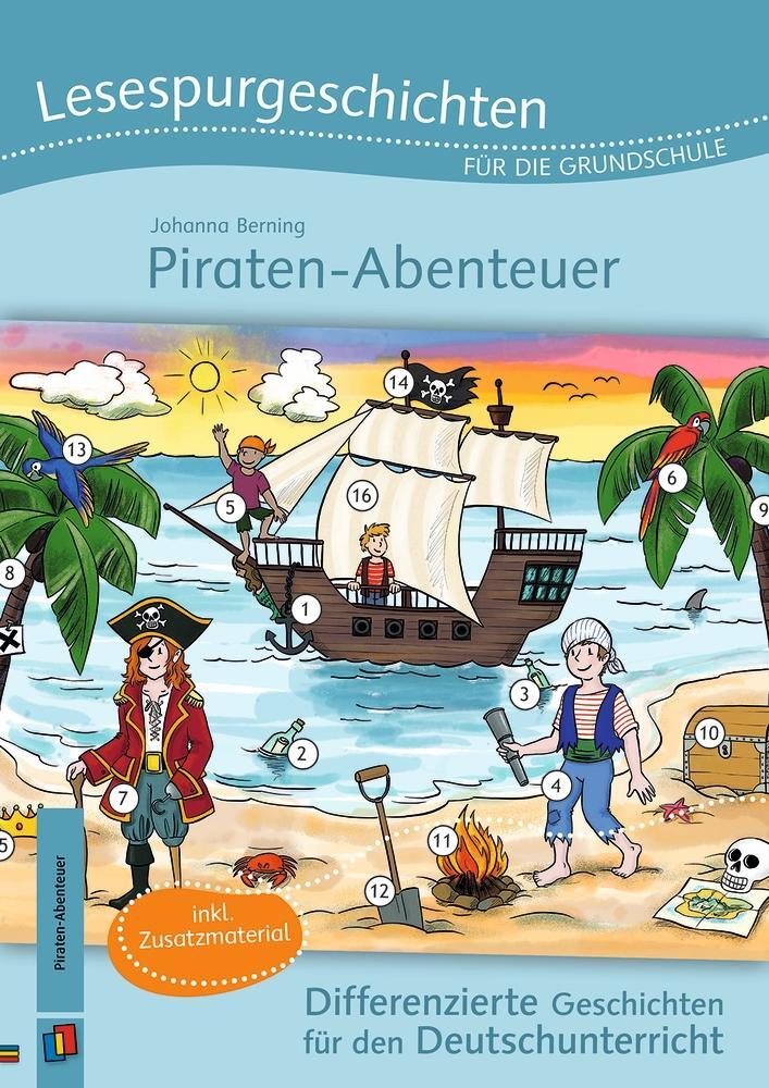Cover: 9783834647719 | Lesespurgeschichten für die Grundschule  Piraten-Abenteuer | Berning