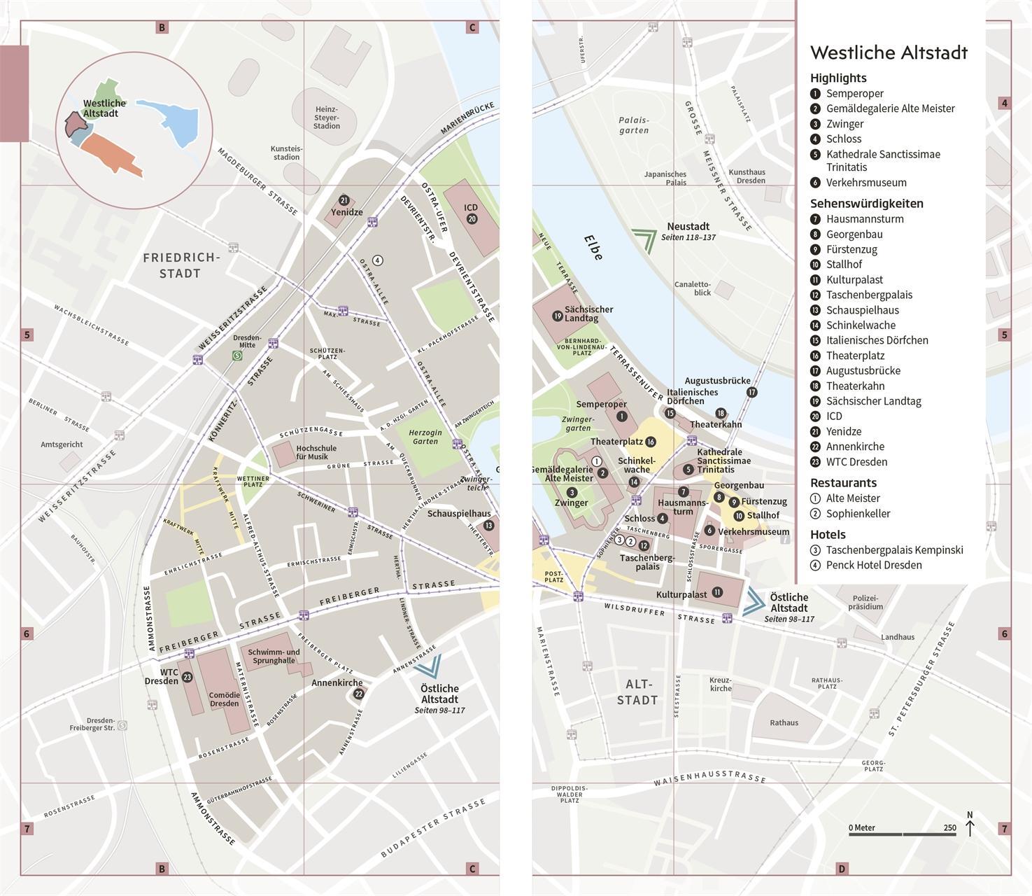 Bild: 9783734207440 | Vis-à-Vis Reiseführer Dresden und Sächsische Schweiz | Bruschke | Buch