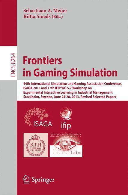 Cover: 9783319049533 | Frontiers in Gaming Simulation | Riitta Smeds (u. a.) | Taschenbuch