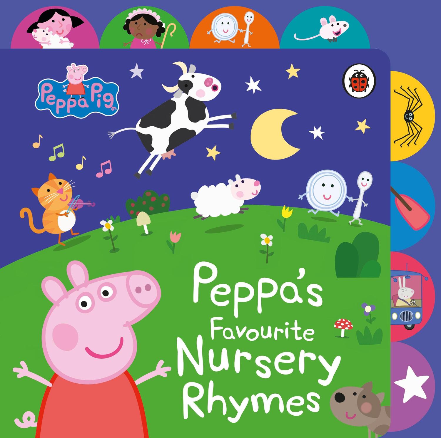 Cover: 9780241659359 | Peppa Pig: Peppa's Favourite Nursery Rhymes | Tabbed Board Book | Buch