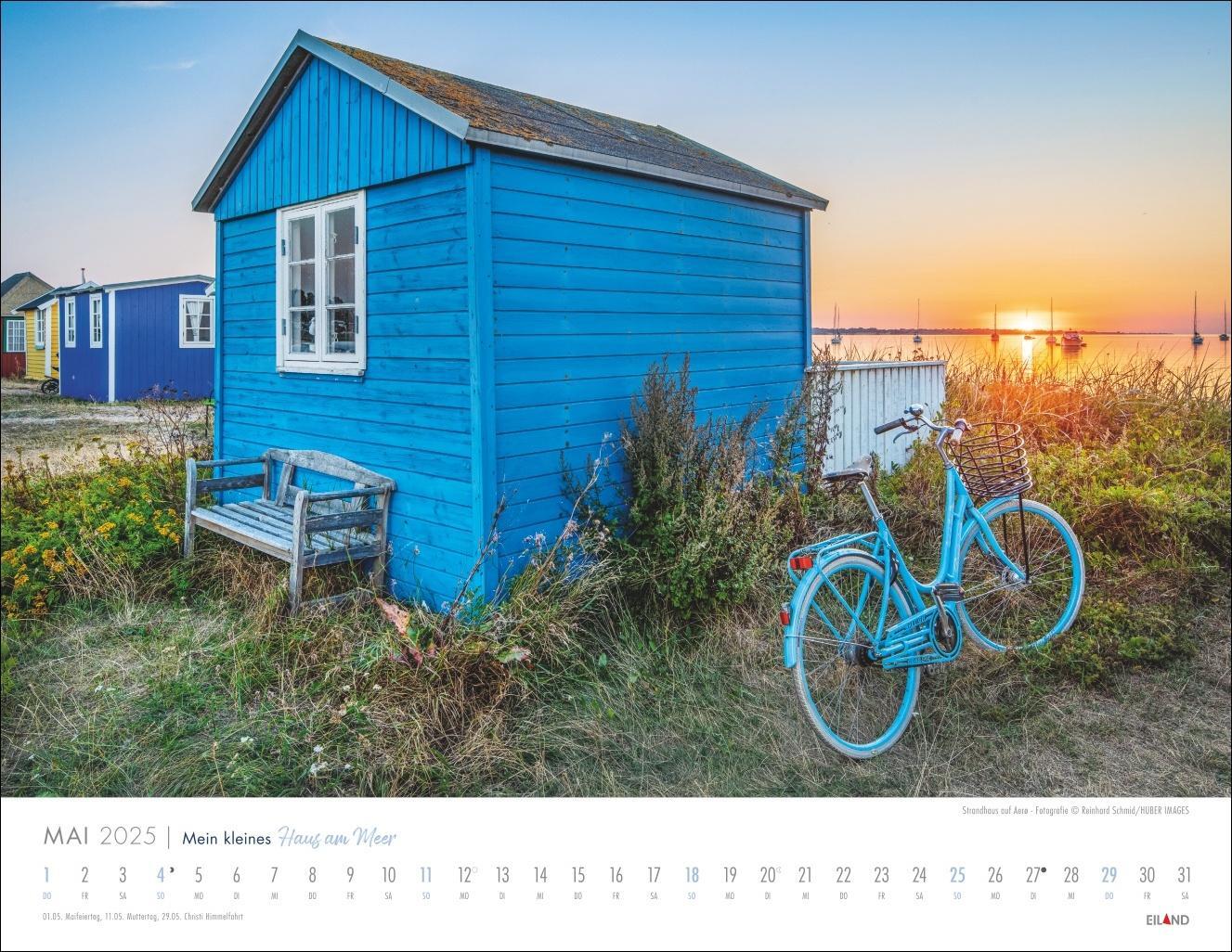 Bild: 9783964023599 | Mein kleines Haus am Meer Kalender 2025 | Kalender | Spiralbindung