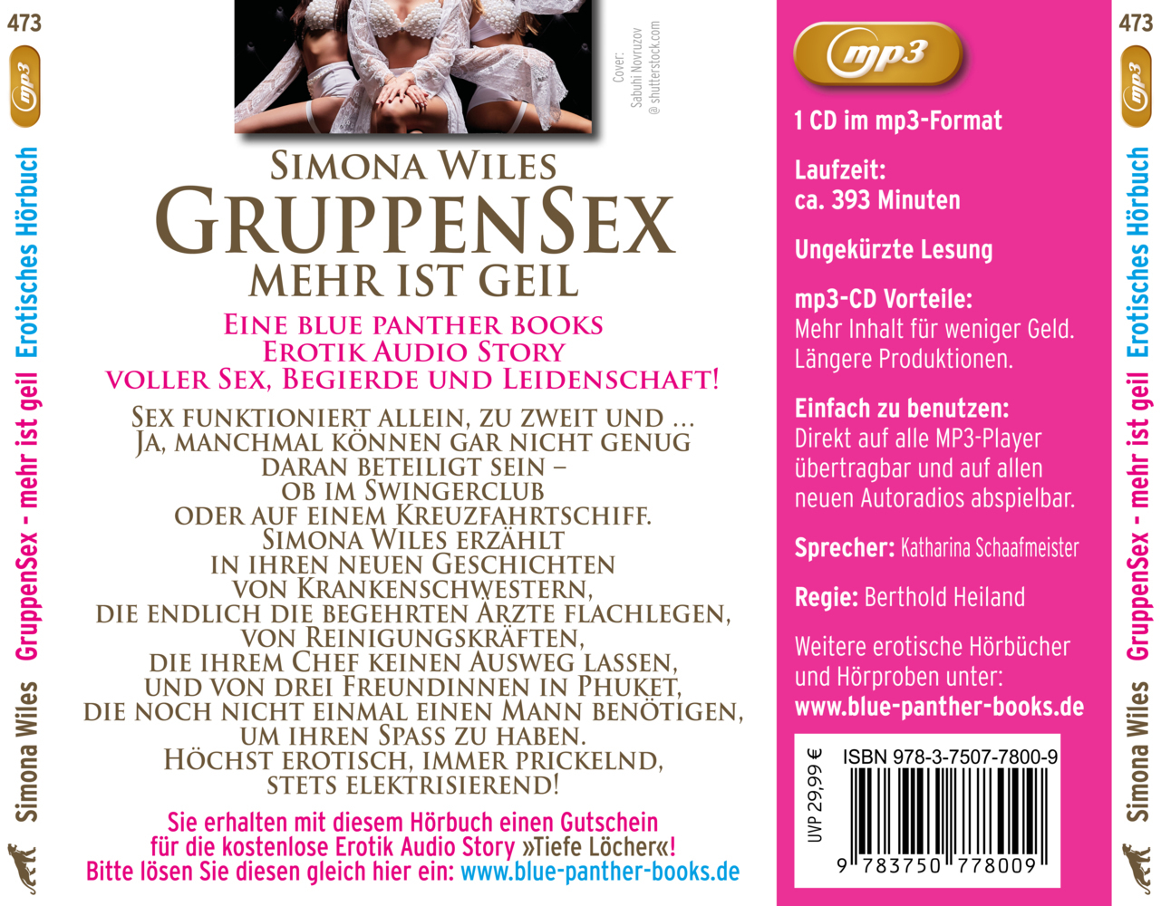 Bild: 9783750778009 | GruppenSex - mehr ist geil Erotische Geschichten Erotik Audio Story...