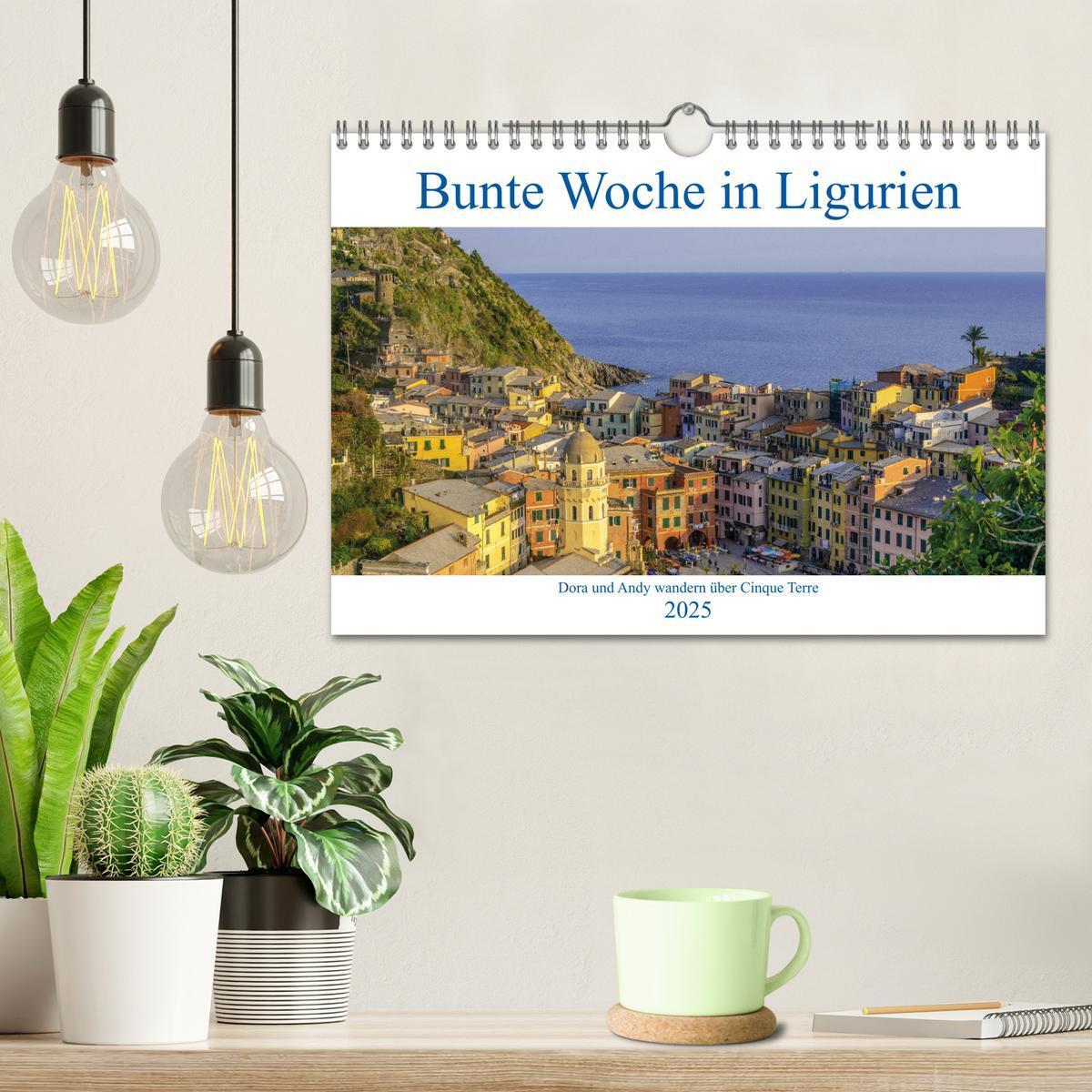 Bild: 9783435238293 | Bunte Woche in Ligurien (Wandkalender 2025 DIN A4 quer), CALVENDO...