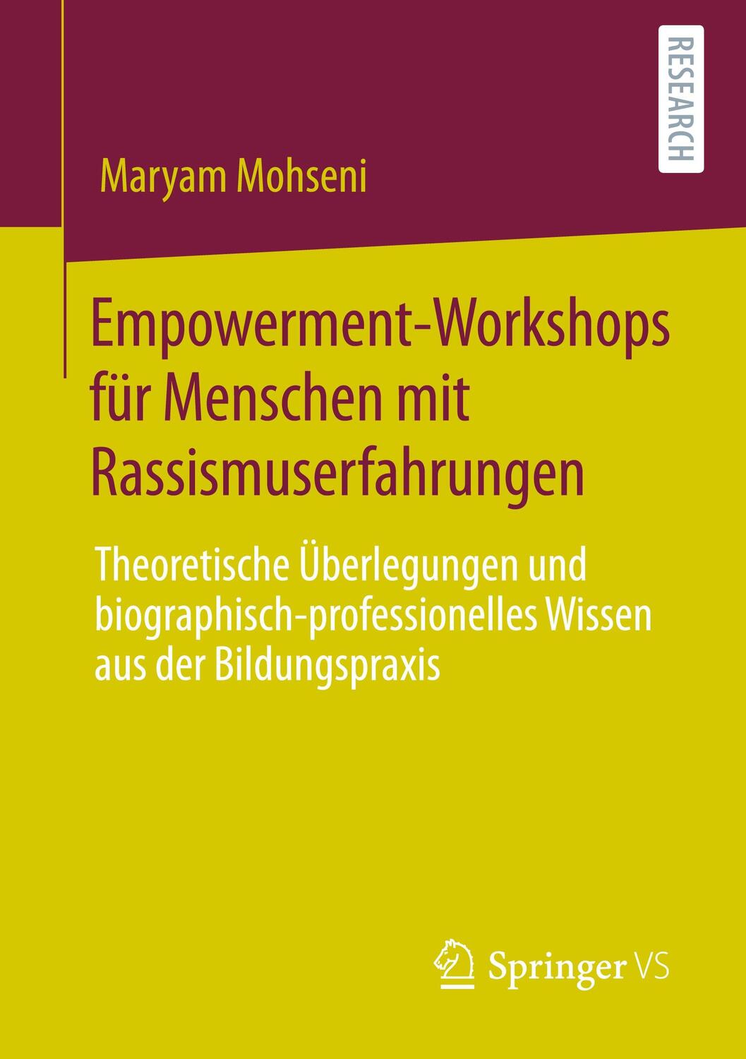 Cover: 9783658310042 | Empowerment-Workshops für Menschen mit Rassismuserfahrungen | Mohseni