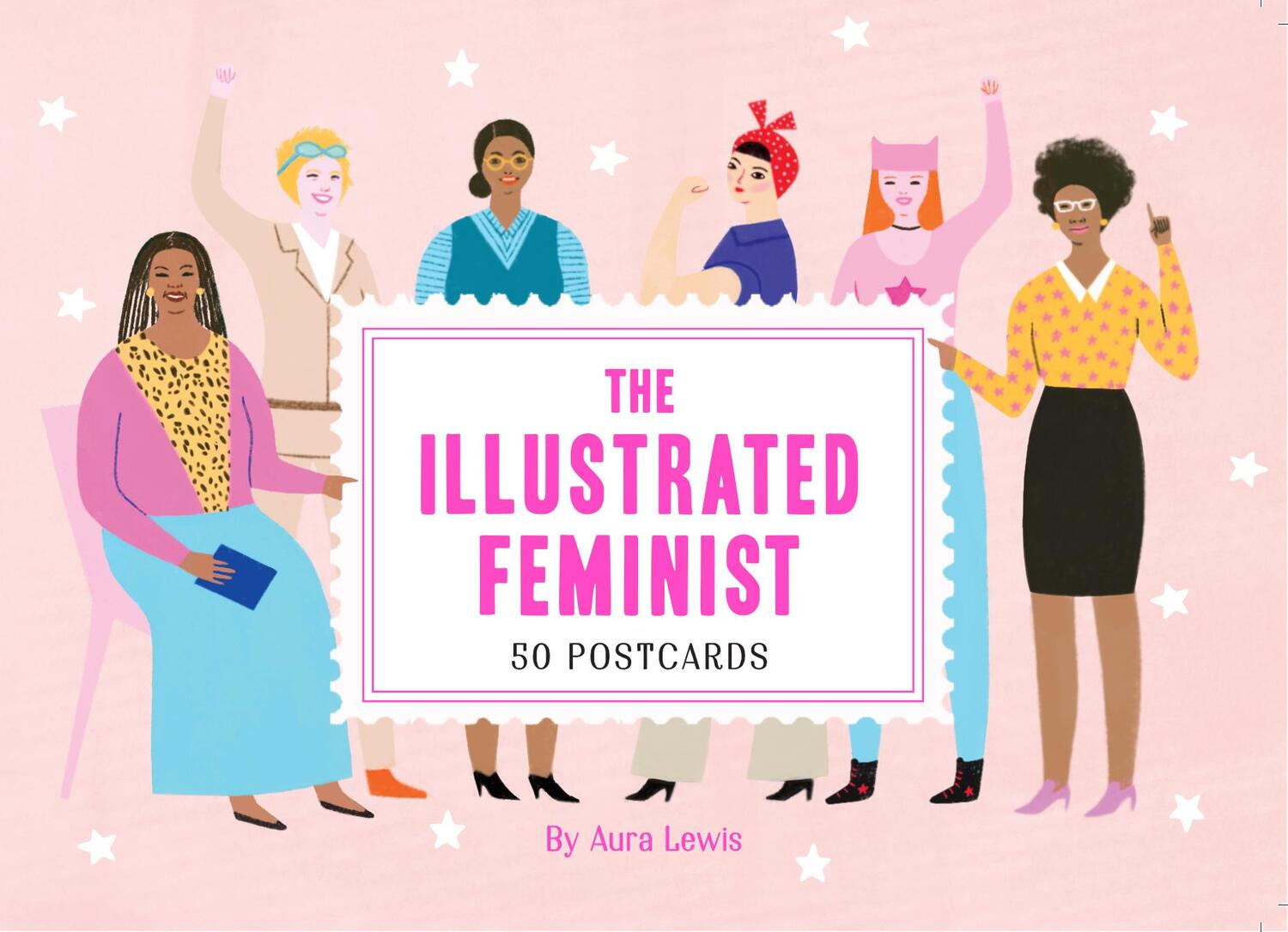 Cover: 9781419741425 | The Illustrated Feminist (Postcard Book): 50 Postcards | Aura Lewis