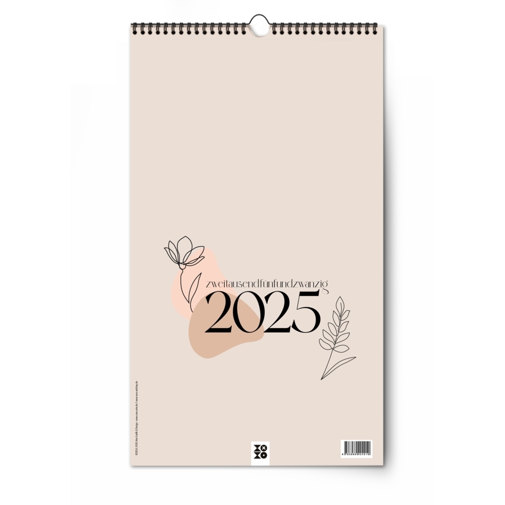 Cover: 9783989424210 | Boho Style Lineart Wandkalender 2025 | Anja Garschhammer (u. a.)