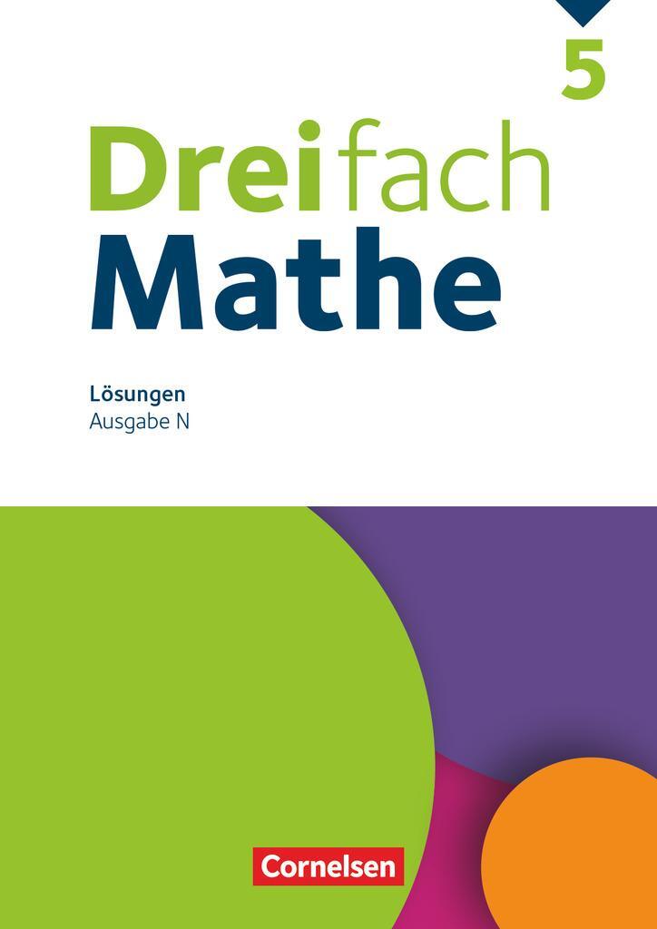 Cover: 9783060436965 | Dreifach Mathe 5. Schuljahr. Niedersachsen - Lösungen zum Schülerbuch