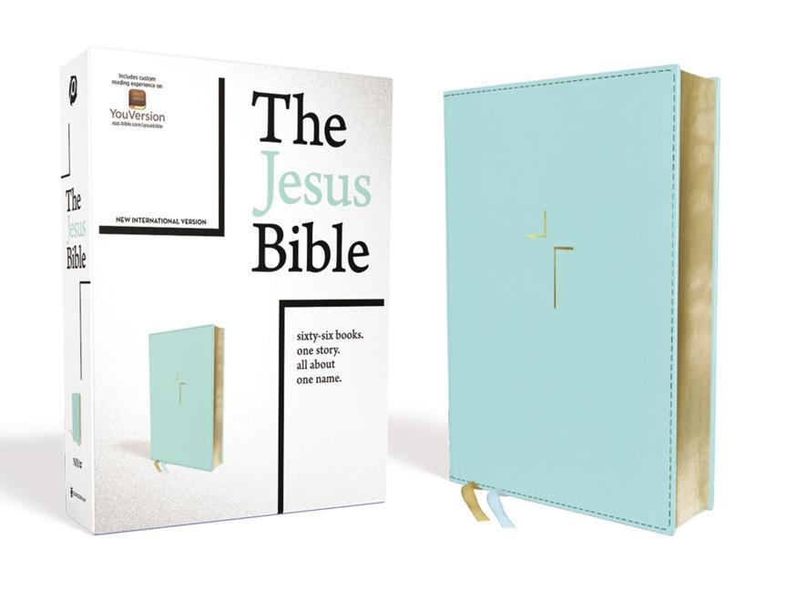 Cover: 9780310452256 | The Jesus Bible, NIV Edition, Leathersoft, Blue, Comfort Print | Buch