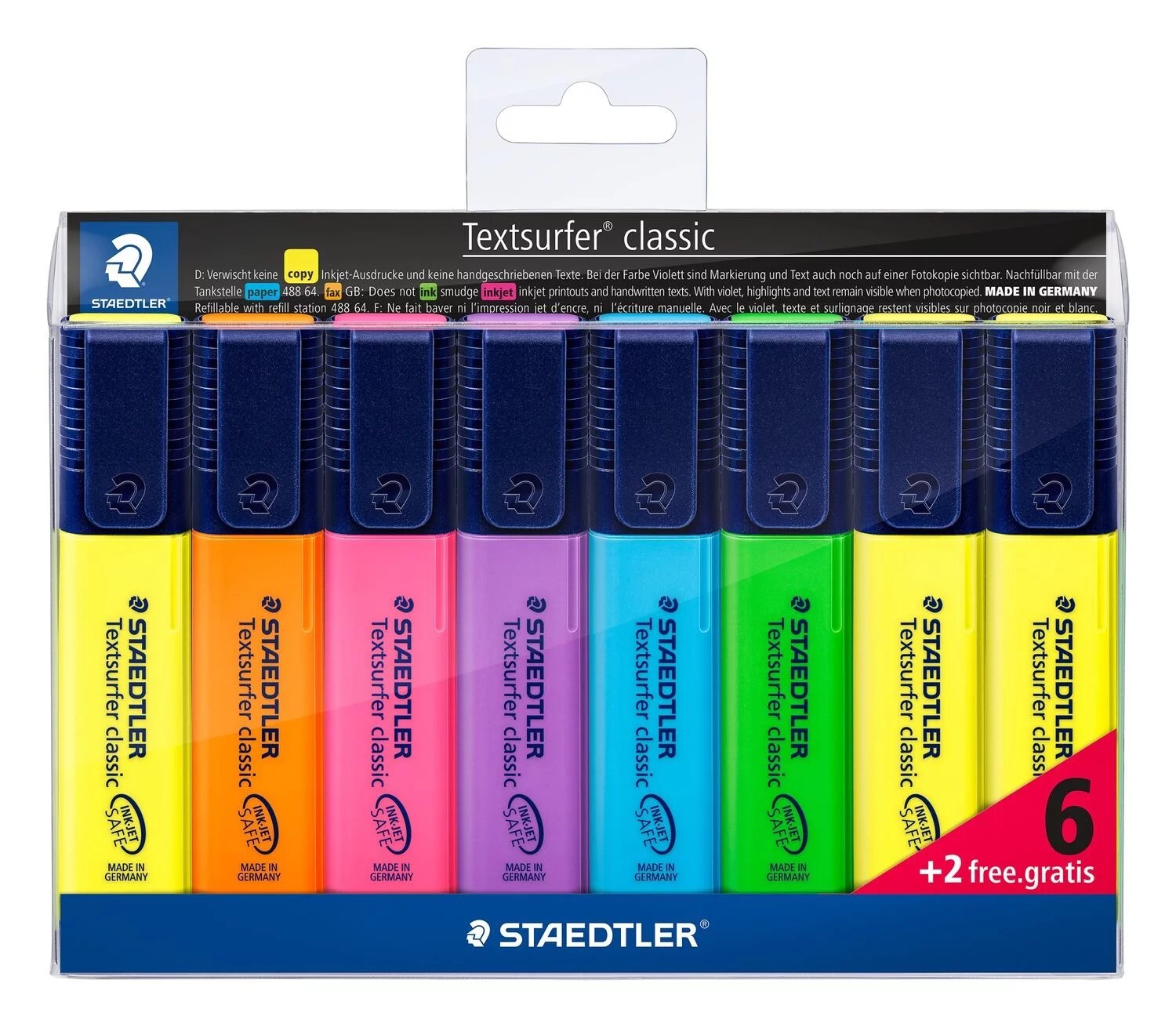 Cover: 4007817364178 | STAEDTLER Textmarker Textsurfer® classic 364 8er Set | 364 A WP8