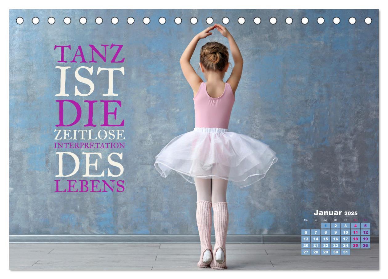 Bild: 9783383891915 | Ballett mit einem Hauch Poesie (Tischkalender 2025 DIN A5 quer),...