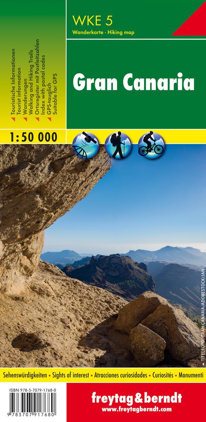 Cover: 9783707917680 | Gran Canaria, Wanderkarte 1:50.000 | (Land-)Karte | Deutsch | 2018