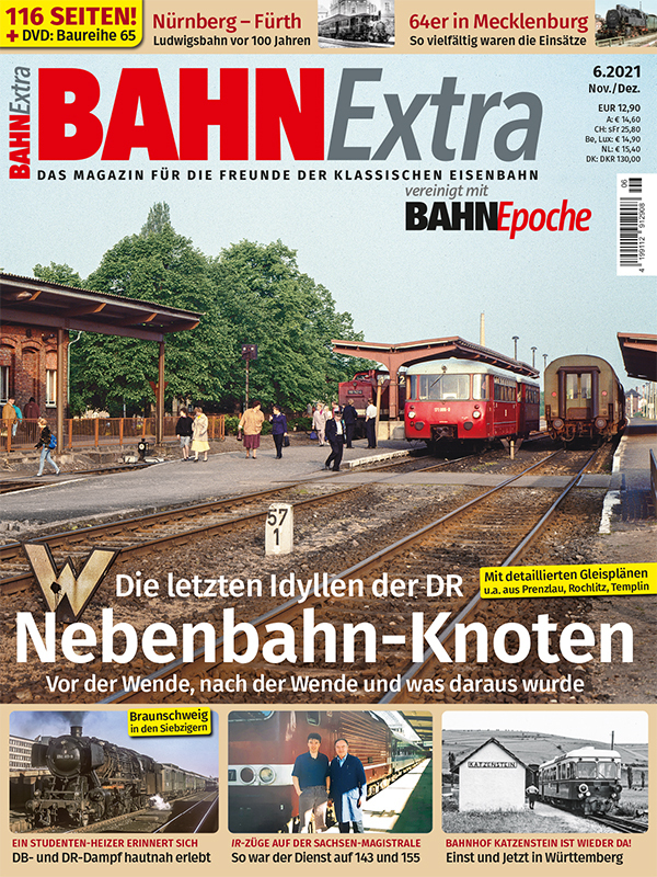 Cover: 9783956131547 | Nebenbahnknoten der DR 1981-93 | Bahn Extra 6/2021 | Broschüre | 2022