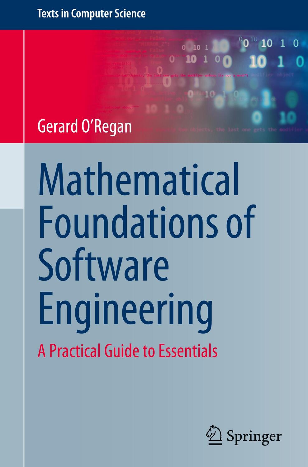 Cover: 9783031262111 | Mathematical Foundations of Software Engineering | Gerard O'Regan