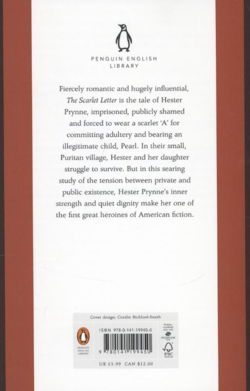Rückseite: 9780141199450 | The Scarlet Letter | Nathaniel Hawthorne | Taschenbuch | Englisch