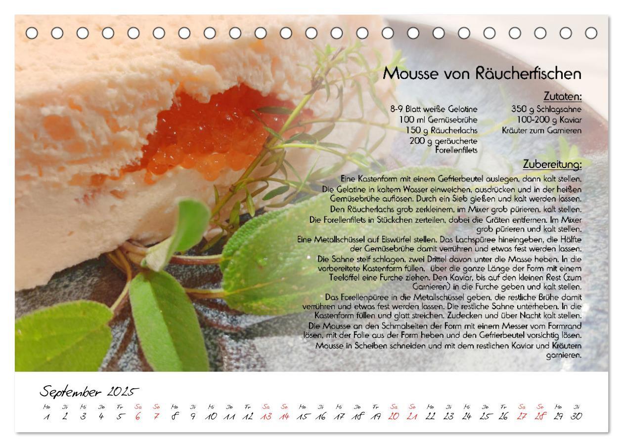 Bild: 9783435033270 | Schmackhaft durchs Jahr (Tischkalender 2025 DIN A5 quer), CALVENDO...