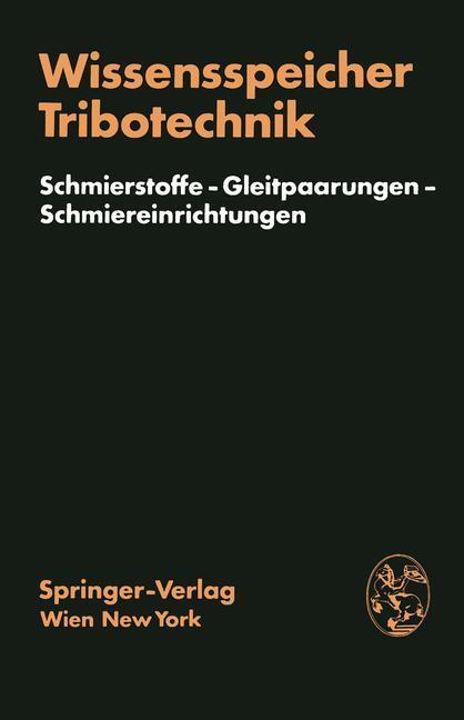 Cover: 9783709175224 | Wissensspeicher Tribotechnik | H. Brendel (u. a.) | Taschenbuch | xii