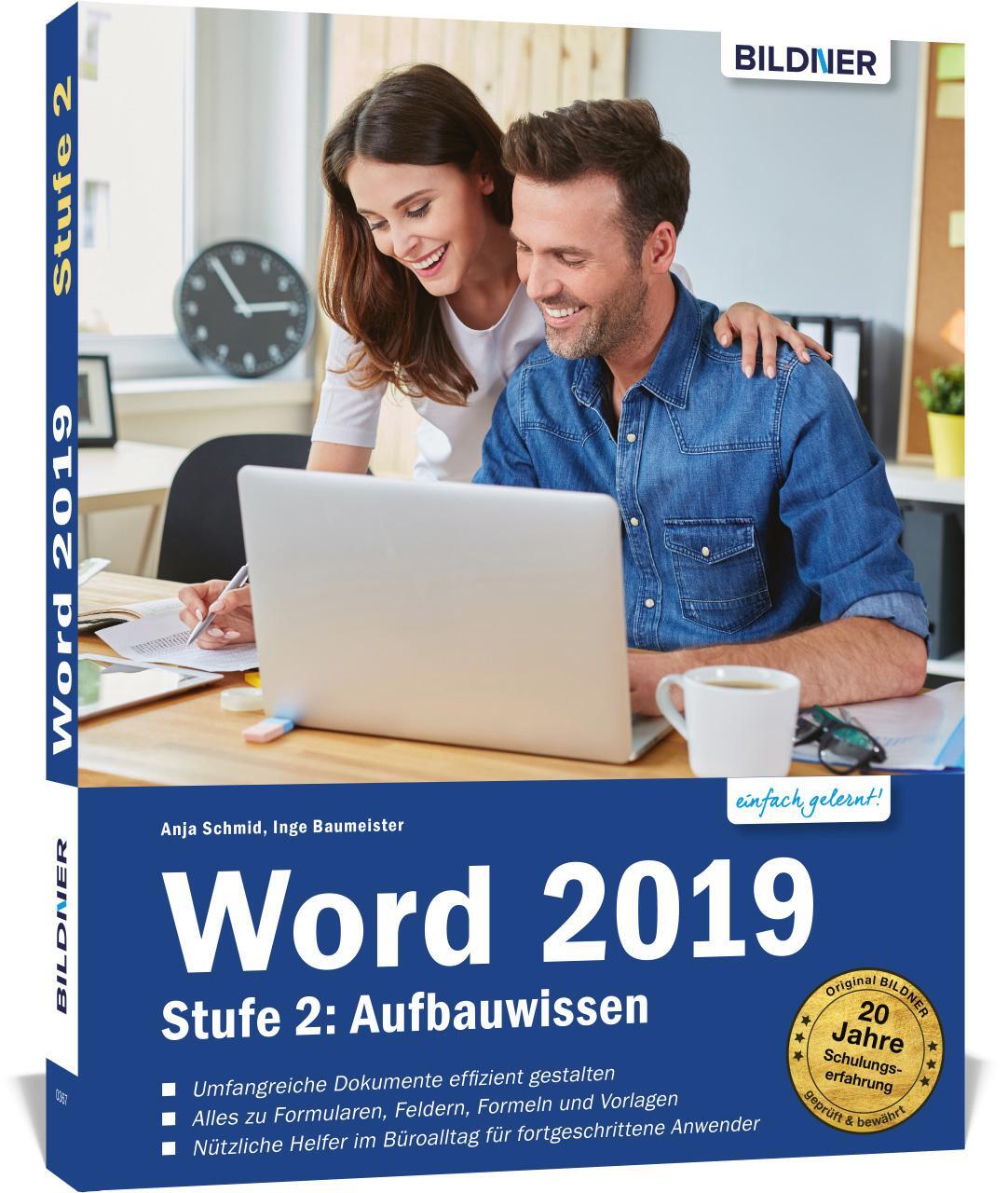 Cover: 9783832803452 | Word 2019 - Stufe 2: Aufbauwissen | Anja Schmid (u. a.) | Taschenbuch