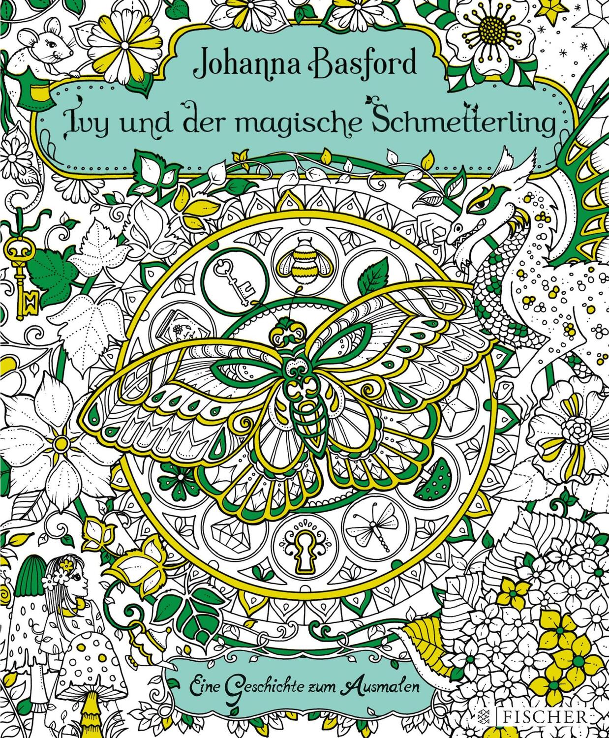 Cover: 9783596299904 | Ivy und der magische Schmetterling | Eine Geschichte zum Ausmalen