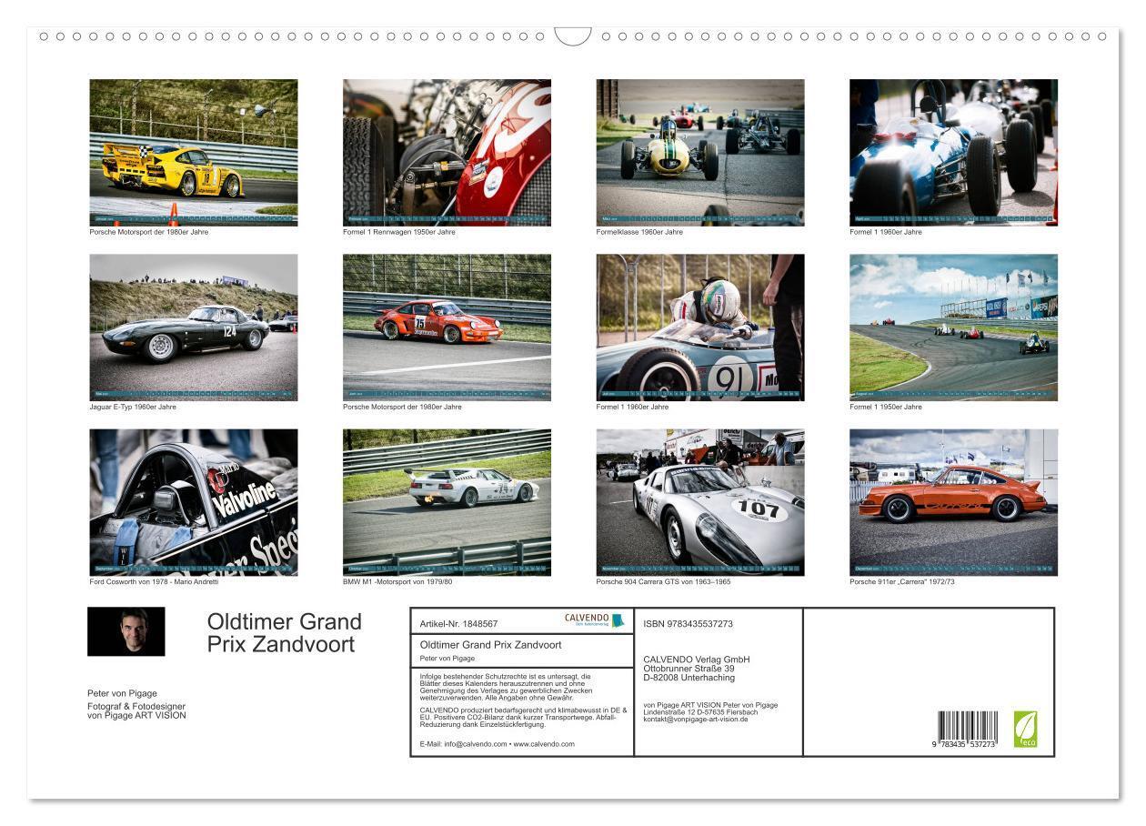 Bild: 9783435537273 | Oldtimer Grand Prix Zandvoort (Wandkalender 2025 DIN A2 quer),...