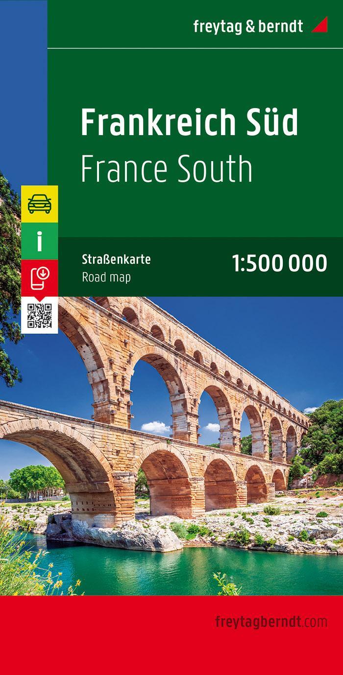 Cover: 9783707905816 | Frankreich Süd / France South 1 : 500 000. Autokarte, Straßenkarte