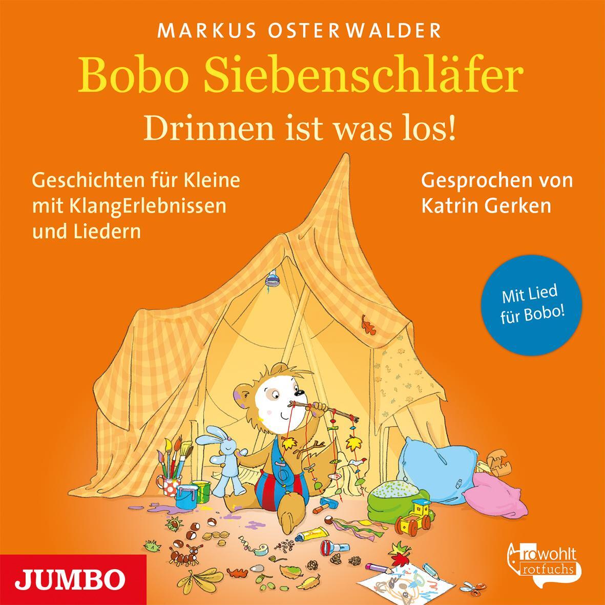 Cover: 9783833740312 | Bobo Siebenschläfer. Drinnen ist was los! | Markus Osterwalder | CD