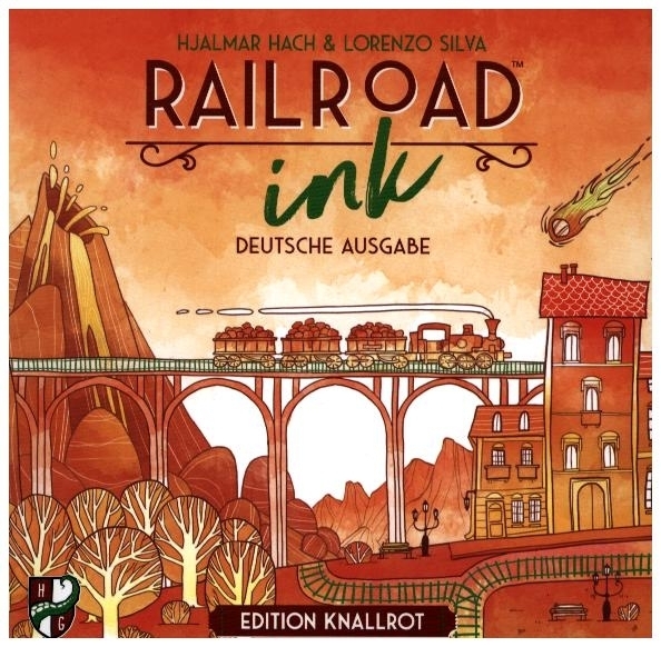 Cover: 4260664070047 | Railroad Ink: Edition Knallrot | Lorenzo Silva (u. a.) | Spiel