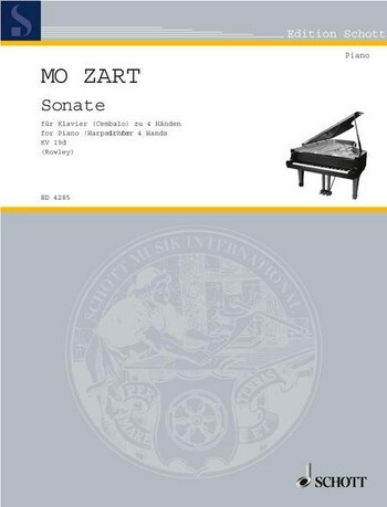 Cover: 9790001050500 | Sonate C-Dur | KV 19d. Cembalo oder Klavier 4-händig., Edition Schott