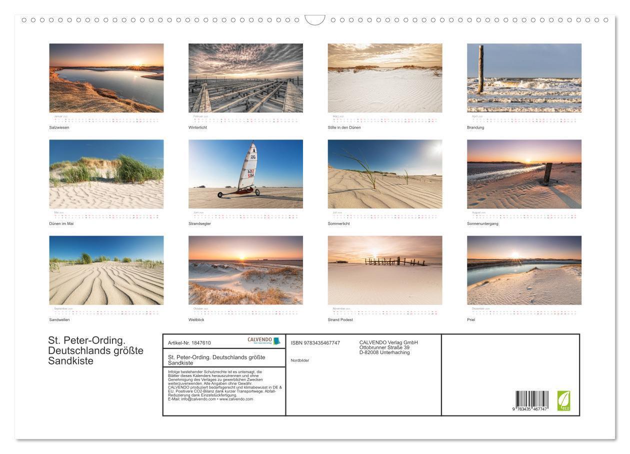 Bild: 9783435467747 | St. Peter-Ording. Deutschlands größte Sandkiste (Wandkalender 2025...