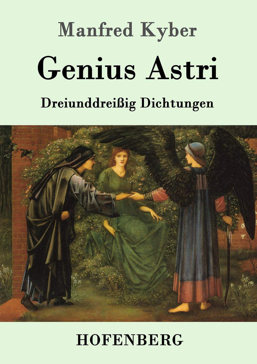 Cover: 9783861996132 | Genius Astri | Dreiunddreißig Dichtungen | Manfred Kyber | Taschenbuch