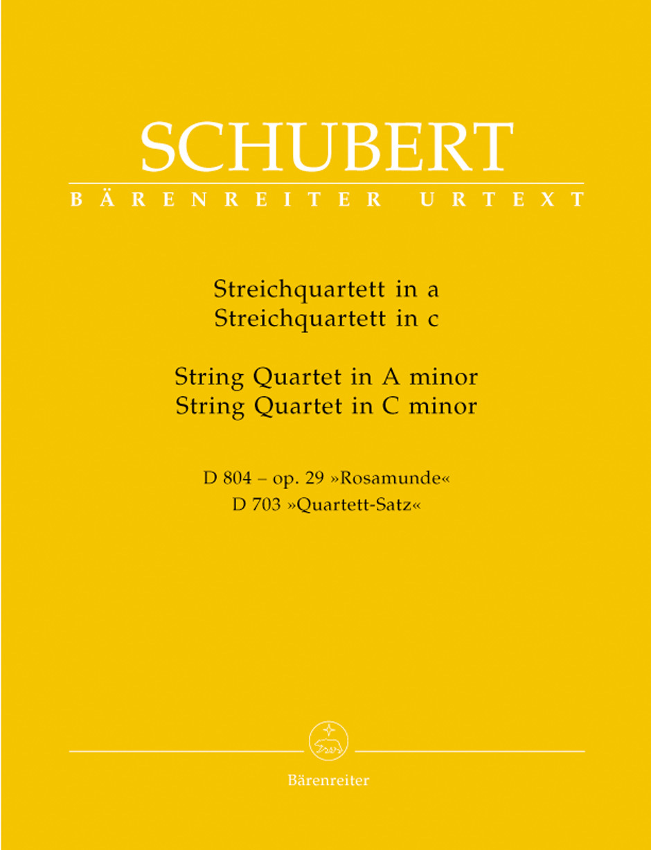 Cover: 9790006472802 | String Quartet A Minor D 804 Op. 29 'Rosamunde' | Franz Schubert