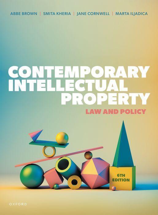 Cover: 9780192855916 | Contemporary Intellectual Property | Law and Policy | Brown (u. a.)