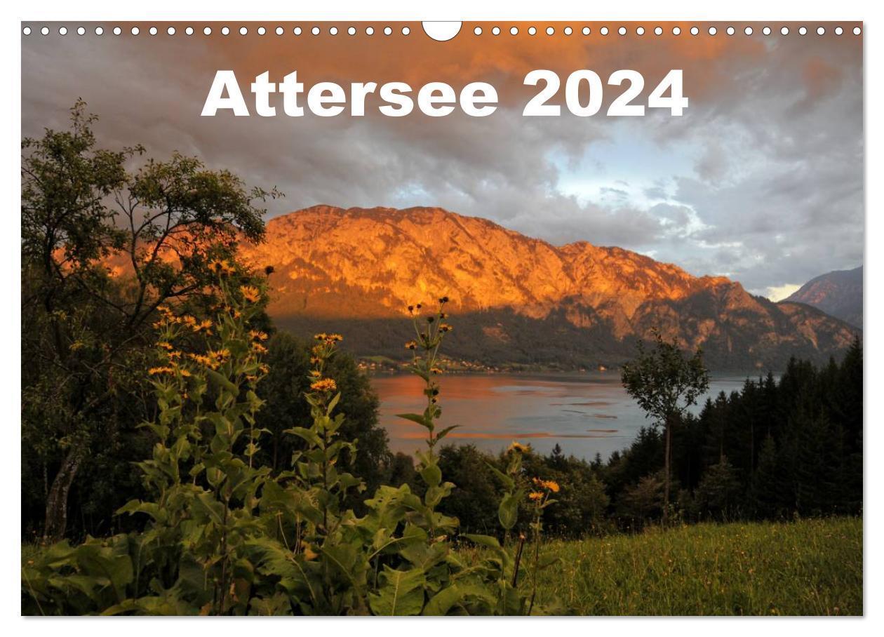 Cover: 9783675586987 | Attersee im Salzkammergut 2024 (Wandkalender 2024 DIN A3 quer),...