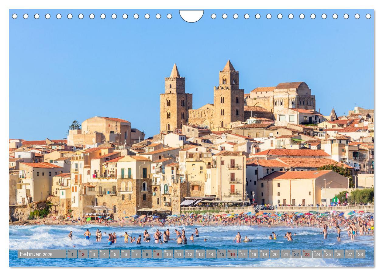 Bild: 9783435042883 | Sizilien - Von Palermo nach Cefalù (Wandkalender 2025 DIN A4 quer),...