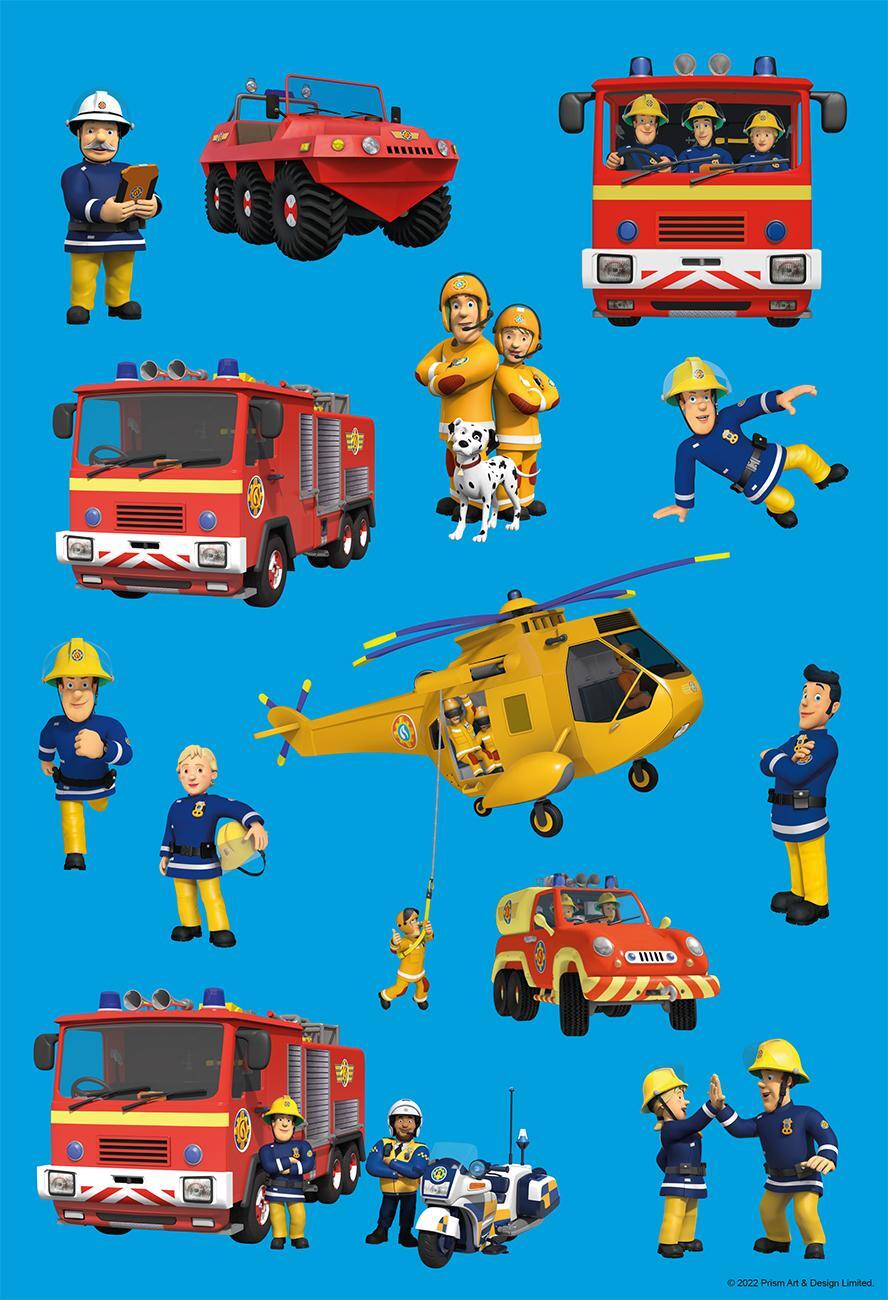 Bild: 9783833241543 | Feuerwehrmann Sam: Stickern und Malen mit Feuerwehrmann Sam | Panini