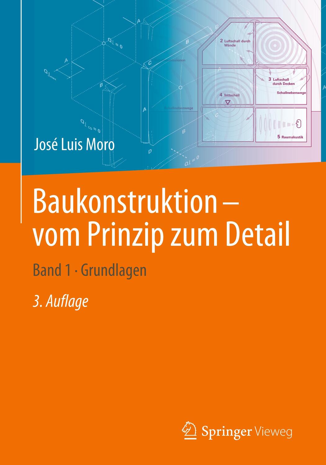 Cover: 9783662641545 | Baukonstruktion - vom Prinzip zum Detail 1 | Grundlagen | Moro | Buch
