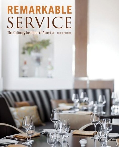 Cover: 9781118116876 | Remarkable Service | The Culinary Institute of America | Taschenbuch