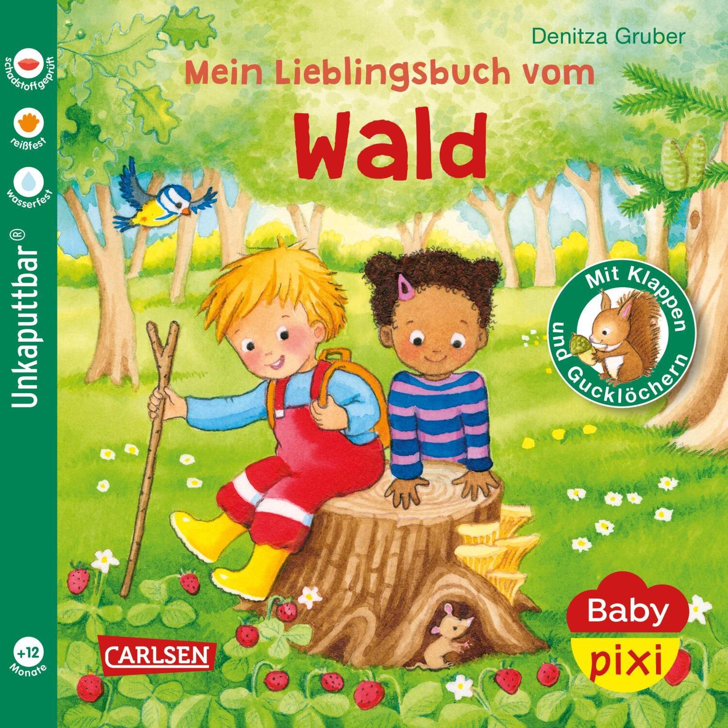Cover: 9783551062468 | Baby Pixi (unkaputtbar) 129: Mein Lieblingsbuch vom Wald | Gruber