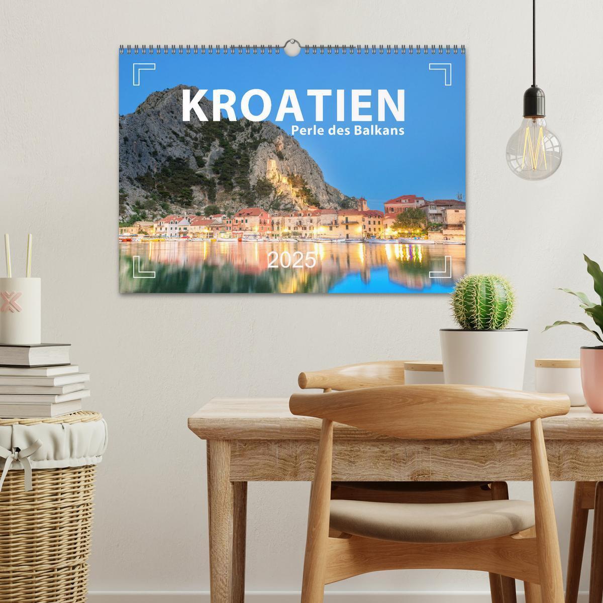 Bild: 9783383791604 | Kroatien - Perle des Balkans (Wandkalender 2025 DIN A3 quer),...