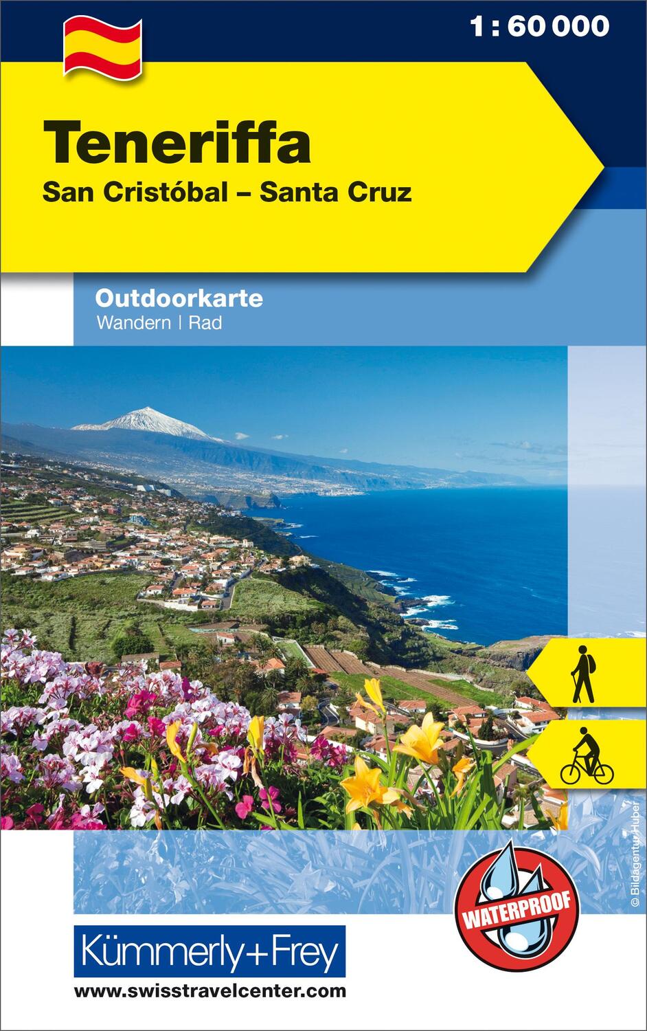 Cover: 9783259007334 | KuF Outdoorkarte Teneriffa 1 : 60 000 | San Cristóbal - Santa Cruz