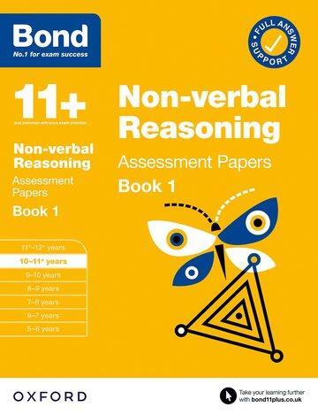 Cover: 9780192776433 | Bond 11+: Bond 11+ Non Verbal Reasoning Assessment Papers 10-11...