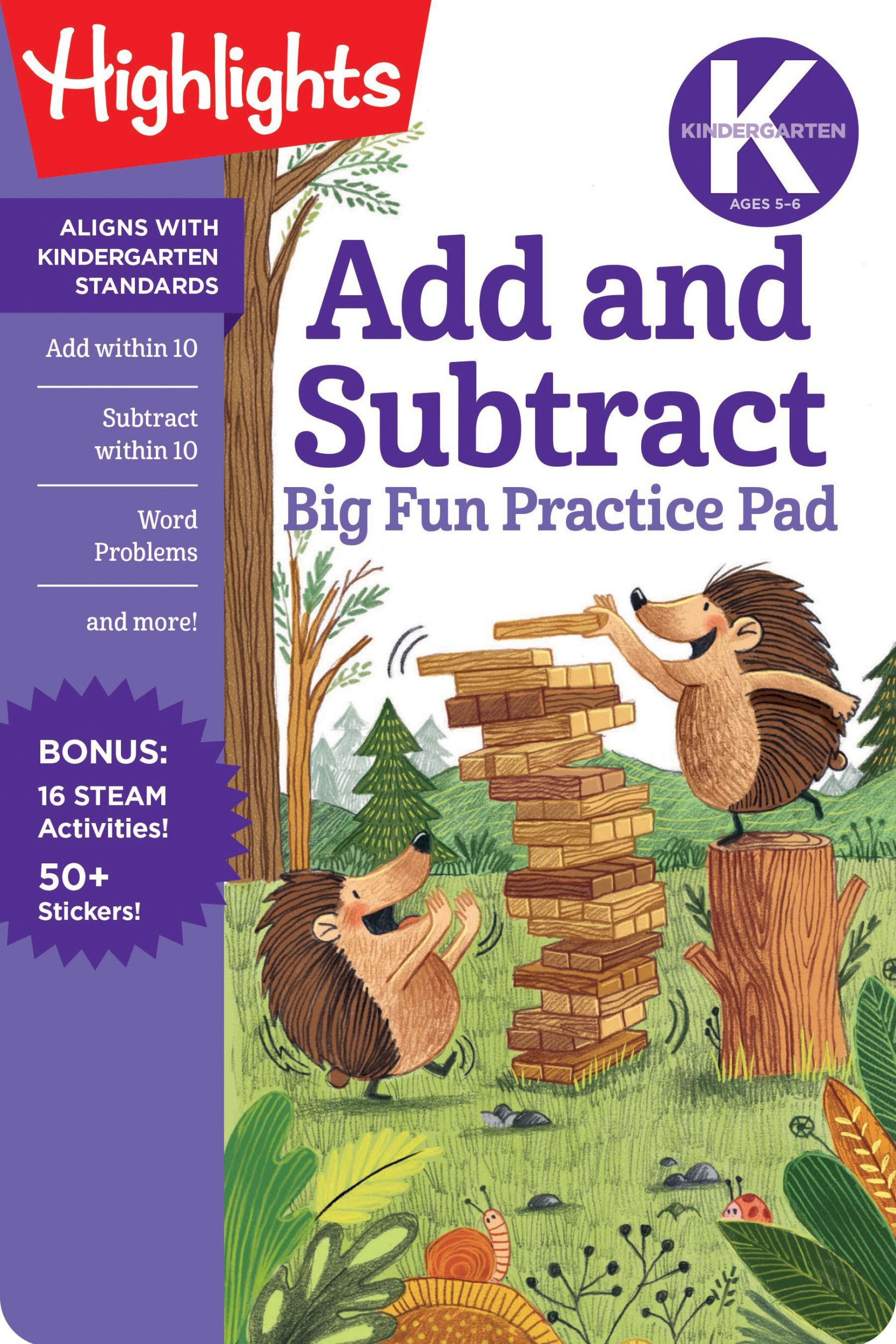 Cover: 9781644728246 | Kindergarten Add and Subtract Big Fun Practice Pad | Learning | Buch