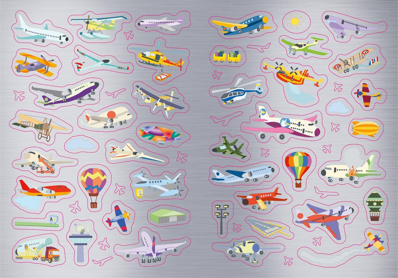 Bild: 9783788645137 | Metallic-Sticker Malbuch. Flugzeuge | Peter Braun | Broschüre | 32 S.