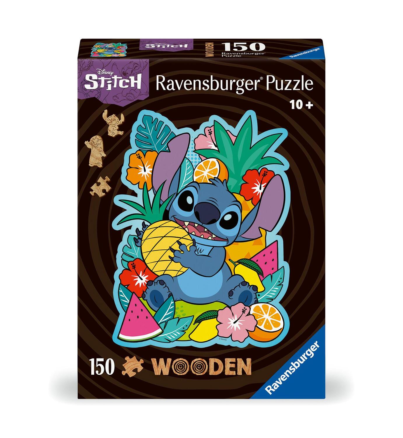 Cover: 4005555007586 | Ravensburger WOODEN Puzzle 12000758 - Disney Stitch - 150 Teile...