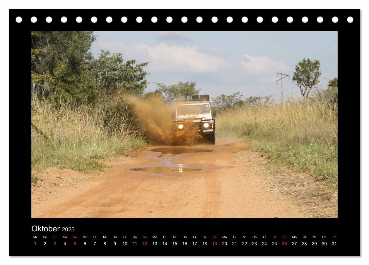 Bild: 9783435752652 | Land Rover Defender - Unterwegs in Afrika (Tischkalender 2025 DIN...