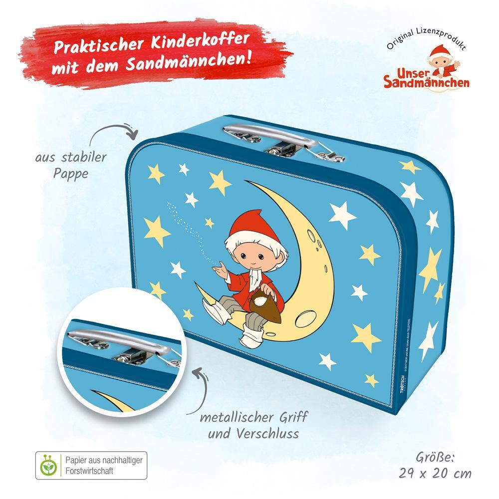 Bild: 4260500163025 | Kinderkoffer "Unser Sandmännchen" Mond | 29 x 20 cm | Stück | Deutsch